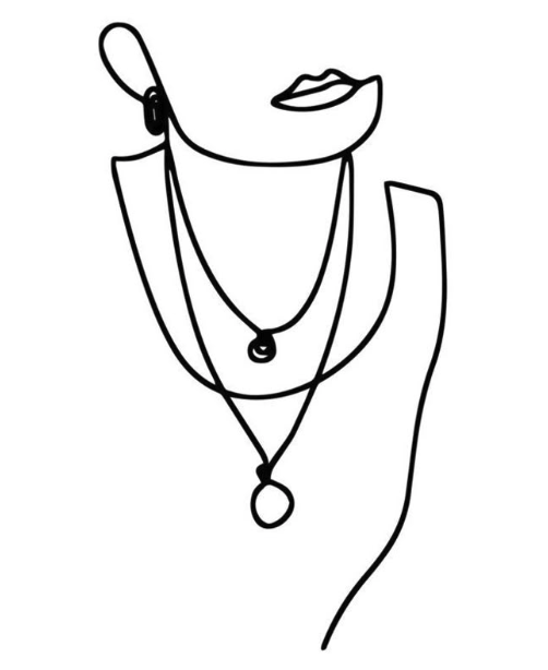 Woman with jewelry